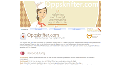 Desktop Screenshot of oppskrifter.com